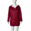 Abrigo de Lana para Mujer 2025 Invierno Nuevo Estilo Harajuku Sencillo Color Sólido Casual Cardigan con Botones de Longitud Media con Capucha