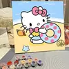 Pintura acrílica dibujos animados infantiles hecho a mano diy pintura al óleo digital pintura al óleo al por mayor verano graffiti decoración para colorear pintura para colgar