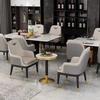 Directo de fábrica hotel restaurante silla de madera maciza cuero PU coreano mesa de comedor eléctrica caja de lujo silla de comedor a juego blanca