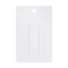 Cartão de Cabelo PVC Branco Leitoso em Branco 10X6,4 Cartão de Cabelo de Alta Qualidade Cartão de Clipe de Uma Palavra Cartão para Acessórios de Cabelo