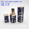 Tubo de lápiz labial diy tubo vacío tallado 3D hecho a mano 12.1mm Nuevo molde de lápiz labial diy hebilla magnética carcasa cuadrada