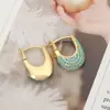 Brincos em Formato de U Estilo Boêmio com Acabamento Pesado, Cravejados com Diamantes, Design de Nicho, Ear Cuffs da Moda e Únicos para Mulheres