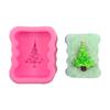 Molde de Silicona Flip Sugar Árbol de Navidad Pino Alce Copo de Nieve Carámbano Molde de Silicona Arcilla Molde para Decoración de Horneado
