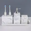 Suministros de Baño de Hotel de Alta Gama Dispensador de Loción de Resina Tipo Prensa Botella Vacía de Champú Gel de Ducha Jabón de Manos