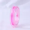Corda Elástica Colorida Mini de Nylon 0,6mm DIY Artesanato de Miçangas Feito à Mão Material de Fio Redondo