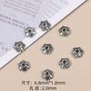 Diy vintage antiguo aleación de plata Xizang espaciador linterna cuenta palma joyería colgante pendientes collar con cuentas al por mayor