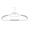Percha sin costuras, engrosada y antideslizante, para uso doméstico, diseño de hombros anchos, adecuada para dormitorios, doble uso para ropa seca y húmeda, soporte de ropa engrosado y antideslizante
