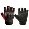Guantes de ciclismo de medio dedo para hombre, guantes de motocicleta, guantes sin dedos para motos y bicicletas de montaña, adecuados para todas las estaciones, absorción de impactos, guantes finos y transpirables