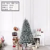 Árvore de Natal Artificial Mista PE Neve Fina Grande Densa Decoração Ornamento Cenário Atmosfera Adereços de Fotografia Novo