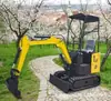 Mini Escavadeira de Esteira Personalizada Adequada para Vários Terrenos, Vem com Kit de Ferramentas de Instalação e Pacote de Treinamento para Ensinar Você a Operar a Mini Escavadeira