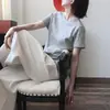 Celebra el Ajuste Perfecto: Algodón Lyocell Tencel, Suave y con Caída, Corte Holgado, Camiseta de Manga Corta con Hombro Normal para Mujer, Top Fresco de Verano