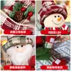 Decoraciones de Hebillas para Cortinas de Navidad, Amarres para Cortinas de Navidad, Pinzas de Muñeco de Dibujos Animados, Decoración de Atmósfera Creativa para Restaurantes