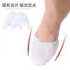 Capa de Dedo Espessa de Silicone Protetor de Antepé para Dança Capa Protetora Sapato de Dedo Macio Respirável Almofada Protetora de Antepé