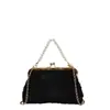 Bolso Bordado para Mujer Estilo Chino Nuevo Estilo 2026, Bolso de Mano Retro, Bolso Cruzado, Versátil Bolso de Hombro de Perlas para la Noche