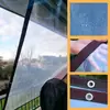 Lona Impermeable Transparente, Lona de Plástico Engrosada, Cubierta Impermeable para Balcón al Aire Libre, A prueba de Frío, Aislante Térmico, Lona Impermeable