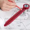 Carpintería Brújula Mini Portátil Universal Aleación de Aluminio Eje Concéntrico Decoración de Carpintería Herramienta de Dibujo de Alta Precisión