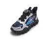 Sapatos Infantis Balabala, Tênis Esportivos Infantis, Tênis de Corrida Leves e Respiráveis de Malha para Meninos Primavera e Outono, Modernos, Confortáveis e Versáteis