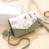 Bolsa Transversal Estampada com Fivela Magnética de Gato 2025 Bolsa Pequena de Alto Padrão Moda Tendência Bolsa Quadrada Pequena de Ombro Único Versátil para Mulheres