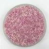 2-2.5 Plástico de Color Sólido No Poroso Cuentas Microcuentas Malla de Pegamento Termofusible Cuentas de Pegamento Color Caramelo Cuentas Acrílicas