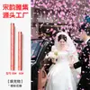 Tubo de Confeti de Pétalos Rosas, Boda Romántica para Niñas, Sesión de Fotos de la Novia, Cañón de Confeti de Mano, Venta al por Mayor de Confeti para Fiesta de Cumpleaños