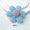 Accesorios Pequeños de Flor de Peluche Estilo Coreano, Broche de Flor, Accesorios para el Cabello, Ropa, Zapatos y Calcetines, Bolsa de Recuerdo, Accesorios Decorativos