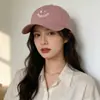 Sombrero de Gran Circunferencia de Cabeza para Mujer, Gorra de Béisbol Bordada con Letras Estilo Coreano, Unisex, Gorra Casual con Visera para Todas las Estaciones, Moderna y que Afina el Rostro