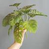Simulación de plantas verdes hoja de tortuga bambú tortuga al por mayor en el extranjero Nórdico hogar Sala Modelo Hotel decoración pared de plantas plantas
