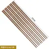 Hashis extralongos para hot pot e macarrão, antiescaldantes, extragrossos para fritar palitos de massa, hashis de madeira domésticos, hashis de bambu