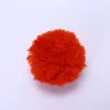 Venta al por mayor del fabricante 7 cm Poliéster Cachemir Alta Elasticidad Bola de Pelo con Cuerda Hecho a Mano DIY Accesorios para Ropa Colgante de Bola de Felpa