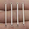 2x34 mm 0.6 g Colgante de Joyería Multicolor Conector Conector de Tira Larga Hecho a Mano para DIY