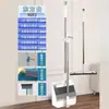 Set Completo de Escoba y Recogedor Combinación Escoba Doméstica Limpiacristales Adhesivo para Pelo Recogedor Artefacto para Barrer el Piso Recogedor de Basura Escoba