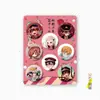 Conjunto de 8 Broches Pequenos de Anime: Haikyuu Spy X Family, Shadow Conspiracy, Raciocínio Fictício, Attack on Titan, Dropshipping