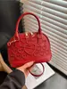 Bolsa de Concha Bordada en Forma de Corazón para Mujer 2026 Nuevo Modelo Lujo Ligero Moda Versátil Gran Capacidad Bolso de Hombro Cruzado Transfronterizo