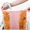 Paño de Coral de Doble Cara Grueso Fábrica de Trapos Cocina Paño para Lavar Platos Absorbe Agua y No se Pega al Aceite Toalla Estropajo Hogar Paño de Limpieza Perezoso