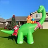 Suministro Transfronterizo de Decoraciones Inflables para Exteriores, Adornos Navideños de Dinosaurios, Manualidades, Inflables para Césped y Jardín