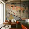 Tecido de parede papel de parede estilo chinês retrô nostálgico estilo antigo estudo Sonho da Câmara Vermelha restaurante Sala Privada Restaurante parede de fundo da sala de estar papel de parede