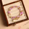 Pulsera de Melocotón con Cuentas Dulce y Femenina de Venta Caliente Diseño Ins Pulsera Mejor Amiga Estudiante Regalo de Cumpleaños