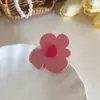 Nuevos pasadores florales para niñas, pasadores laterales sencillos para fleco, pasadores pequeños, accesorios para el cabello inspirados en la dopamina, prácticos y portátiles