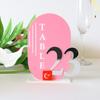 Tarjeta de asiento de mesa de boda acrílica con arco, tarjeta de mesa, número de mesa de boda, placa de restaurante, pegatinas creativas, tarjeta de comedor digital