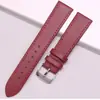KX Fashion Correa con Patrón de Lichi de Cuero para Hombre, Correa de Cuero de Ternera Suave Ultradelgada con Pasador de Oreja, Accesorios para Correa de Reloj
