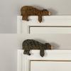 Decorações de Topo de Porta de Urso Marrom Novas Transfronteiriças Moldura de Porta de Casa Urso Marrom de Madeira Urso Negro Ornamentos de Moldura de Porta