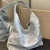 Bolsa de Grande Capacidade para Mulheres 2024 Primavera e Verão Novo Estilo Coreano Simples Versátil Bolsa Tote de Axila Moda Casual Bolsa de Ombro