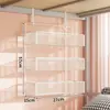 Essenciais para Dormitório de Faculdade Prateleira de Armazenamento para Cama Inferior Quarto Cama Suspensa Artefato de Armazenamento Gancho de Parede para Cabeceira Gancho Rack