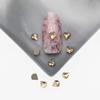 Fornecimento Transfronteiriço de Acessórios para Unhas, Cristais de Fundo Plano, Strass de Vidro de Formato Irregular, Joias com Strass Premium Cor Champagne Dourado, Strass Brilhantes