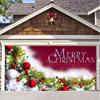 Tecido de Fundo de Natal Transfronteiriço Decoração Atmosfera Banner do Papai Noel Suprimentos de Feriado Layout Adereços