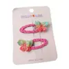 Nuevo clip de flequillo de lunares dulces estilo coreano para niñas, scrunchie colorido versátil, anillo para el pelo tipo pinza BB lateral