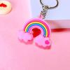 5321# mini pequeno arco-íris soft chaveiro pingente saco papelaria roupas decoração pingente pequeno presente atacado