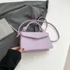 Bolsas de rayas de nicho para mujer, diseño de nicho elegante, bolsos 2025 moda trendy, bolso pequeño cuadrado de hombro y cruzado para ir al trabajo