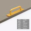 Manija de puerta de gabinete sin perforaciones de aleación de aluminio manija adhesiva de montaje exterior para puerta corrediza de balcón manija de cajón de puerta de madera negro mate