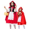 Disfraces de Caperucita Roja y el Lobo Feroz para Niños, Disfraces de Role-Playing de Cuentos de Hadas para Padres e Hijos, Disfraces para Actuaciones Dramáticas de Jardín de Infancia